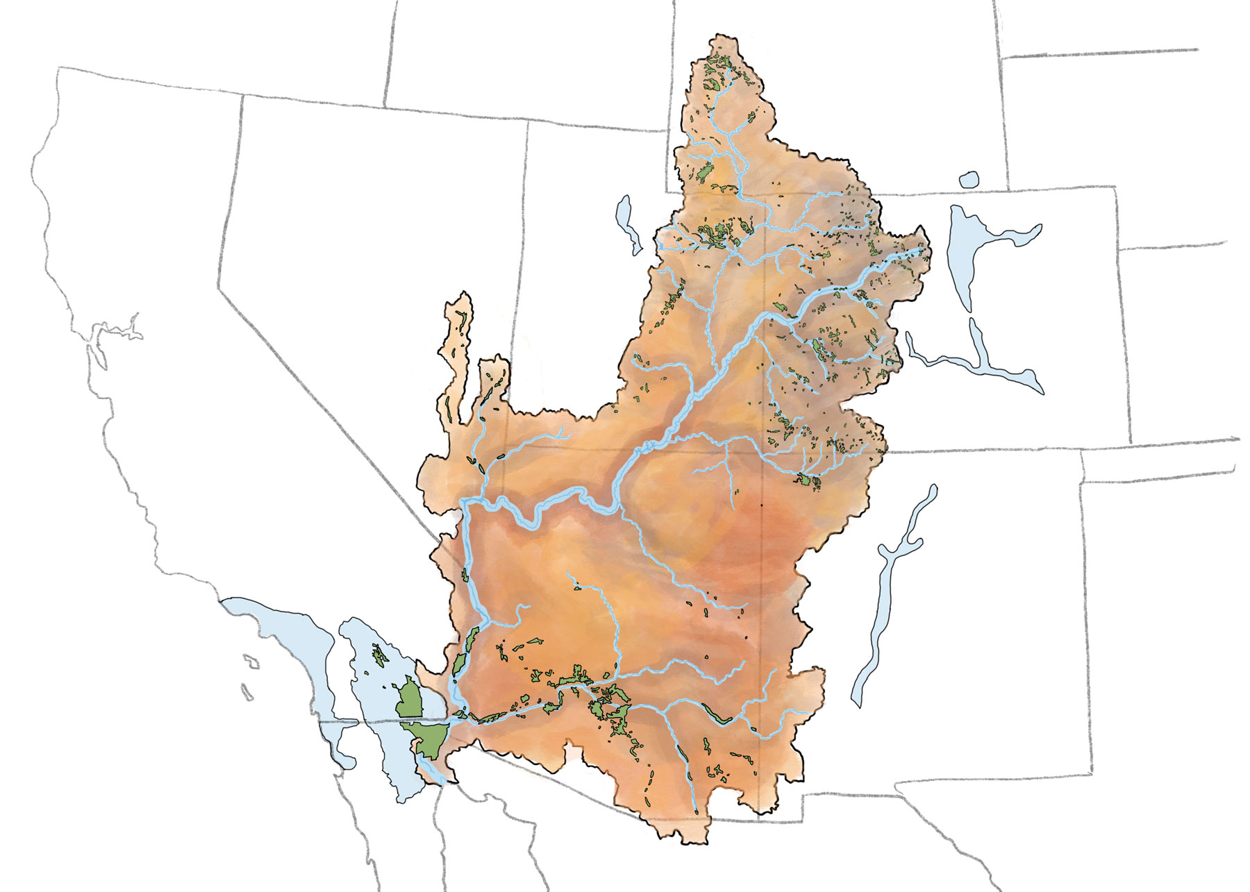 Map of Irrigated Land